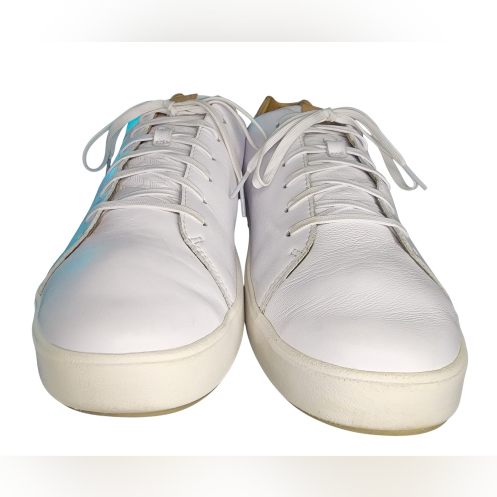 Olukai Lae‘ahi Lī ‘Ili Leather Sneakers, Mens 13 - Picture 4 of 10